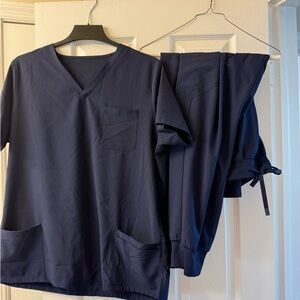 Navy scrub set